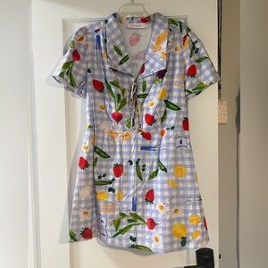 Lisa Says Gah Picnic Alfresco Gingham Dress